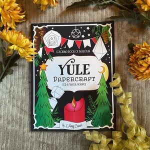 Yule Papercraft Coloring Book